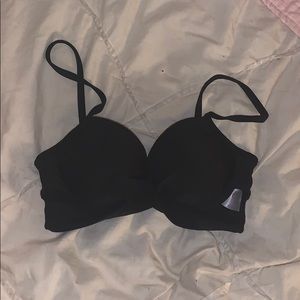 black target swimsuit top